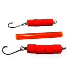 Kit 02 Salsicha Flutuante para Pesca + 01 Canudo