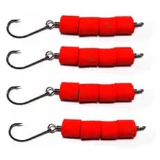 Kit 04 Flutuador de Salsicha para Pesca + 02 Canudos