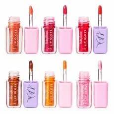 Lip Gloss Glitter Ruby Rose Brilho Labial Efeito Molhado Maquiagem Para Lábios