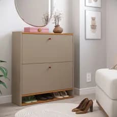 Sapateira Slin 2 Portas e Nicho P/ Quarto Rall Closet Multiuso e Linda