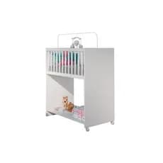 Mini Berço Cama Baby com Colchão Quarto Infantil Unissex Chiqueirinho Multifuncional
