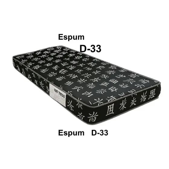 Colchão de Solteiro Espuma D33 Medidas 188x88x12 - Conforto e Durabilidade para seu Quarto
