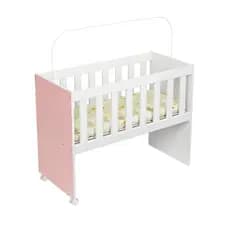 Mini Berço Compacto e Pratico P/ Bebê com Rodizio e Colchão