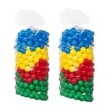 200 Bolinha Plástica Colorida Para Piscina de Bolinhas 76mm 200 Unidades