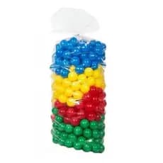 Bolinha plástica colorida para piscina de criança 76mm 50 Unidades (Confie)
