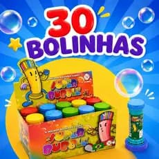 Lembrancinhas de Festa Kit com 30 Bolhas de Sabão Frete Rápido 10,20,30