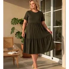 vestido plus size 3 maria rodado suplex g gg g1 g2