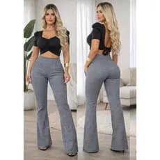 kit com 3 calça fler com bolso na frente P M G GG G1 G2 36/38/40/42/44/46/48/50/54