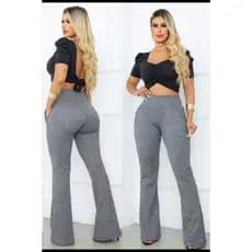 kit com 2 calça fler com bolso na frente P M G GG G1 G2 36/38/40/42/44/46/4850