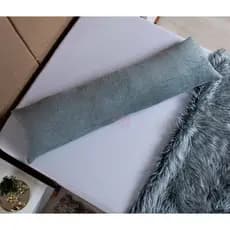Capa Para Travesseiro De Corpo Xuxão 140x40Tecido Soft Com Zíper macia peludinha