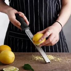 Ralador Zester Raspas Limão Laranja Profissional Inox Extra Fino Culinário Cozinha