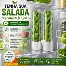 Pote Ervas Frescas Conservador Saladas  Temperos Preserva Sabor Qualidade Ingredientes
