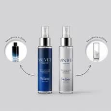 KIT BODY SPLASH MASCULINO SAUVITT E MINTED 100ML - MELUNE PERFUME FRESCO AMADEIRADO