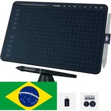 Mesa Digitalizadora Huion HS611 Multi-touch 8192 Níveis Pressão Starry Blue -ENTREGA NACIONAL- COMPATIVL COM CELULAR