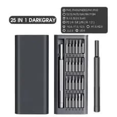 Kit de chave de fenda magnética compacta 25 em 1