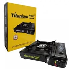 Fogareiro para Camping Acendimento Automático - Titanium SEM CARTUCHO