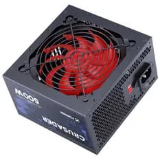 Fonte Atx Fortrek Crusader, 500W, Bivolt, Preto
