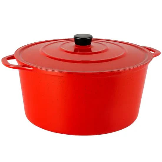 Panelão 32cm 10 Litros Alumínio Fundido Grosso - Cozinha Profissional com Tampa