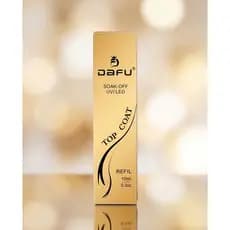 Refil Top Coat Selante Alto Brilho para Unhas 10ml - Dafu 1unid./kit com 2/ kit com3