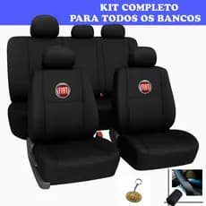 CAPA PARA BANCO COURO DE CARRO FIAT UNO ARGO PALIO 2 E 4 PORTAS