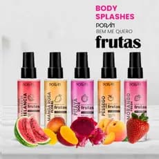 Body Splash Porán Frutas – Perfume Corporal 160ml | Vegano | Alta Fixação