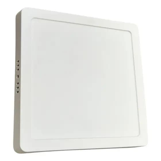 Painel Plafon Luminária Led Sobrepor 40w 40x40 Quadrado Branco Frio