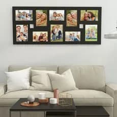 Painel Quadro Mural  para 10 Fotos 10x15cm ideal para decoração sala quarto esritório