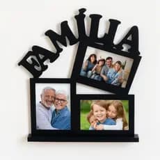 Porta-retrato Mdf Família Foto 10x15 Cm Decoração Casa