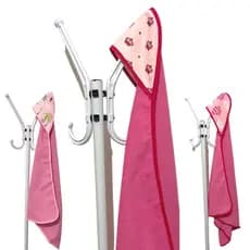 Kit 3 unidades Toalha De Banho Bebe Soft Infantil Tecido Rosa Com Capuz Forrado 100% Algodão Menina Diversas Estampas