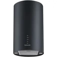 Coifa Ilha Quartzo Redonda 35Cm Preta TP3522PT Suggar 220V