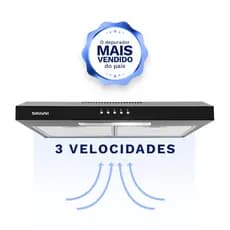 Depurador Exaustor Slim 60Cm Preto DPS162PT Suggar 220V