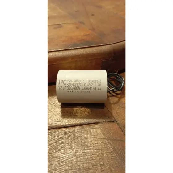 Capacitor Permanente IPC Ventilador Teto Ar Condicionado Motor 6 7,5 8,5 10 12 15 30 35 40 uF 250V 380V