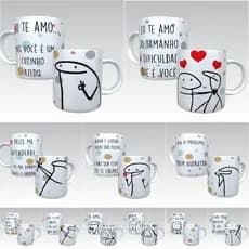 Caneca Personalizada Flork Meme Bolinha - Diversos Modelos - Florks - Caneca de Porcelana com Frases Divertidas
