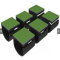 Kit com 6 Organizadores de Fios Slim Cabos Oculto