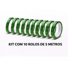 Kit 1 a 10  Rolos Fita Dupla Face 5 Metros - Para Parede - Fita Adesiva  Extra Forte Transparente