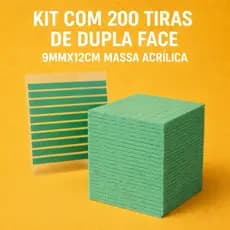 Fita Dupla Face Extra Forte 12cmx9mm com Fixação Poderosa