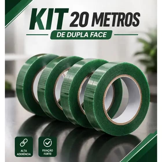 Kit Dupla Face Extra Forte - Para Mdf Pvc Quadros Decorações - Usos Gerais - Casa e Construção