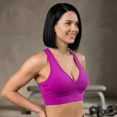 Top com entrada para Bojo Removível Fitness Feminino Malhar Roupas academia, modelo top nadador