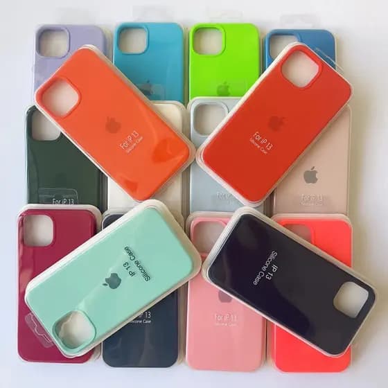 Capa de Silicone Case Aveludada iPhone 13  iPhone 13pro  iPhone 13promax
