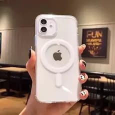 Capa Capinha Case Transparente MagSafe Magnética para iPhone Todos os modelos 11 12 13 14 15 16