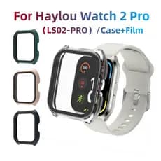 Para O Relógio Haylou Smartwatch 2 PRO/LS02-Pro Do Com Tela De Vidro Temperado Capa À Prova De Choque
