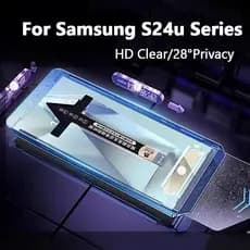 Vidro Temperado Com Um Clique Para Samsung Galaxy S26ultra/S26/S26plus/S25 Ultra/S24 Plus Protetor De Tela Premium Sem B