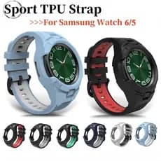 Pulseira Esportiva De Substituição De TPU Macia Para Relógio Samsung Galaxy 6/5 4 Clássica De 42/43mm