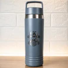 Garrafa de Água Térmica Personalizada 700ml Inox 304 Gravação a Laser Dia dos Pais