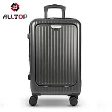 Mala De Bordo Policarbonato 4 Rodas 360° Com Porta Notebook e Cadeado TSA