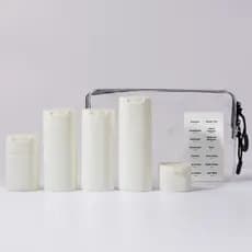 Kit 5 Frascos De Viagem PE Resistente Para Produtos De Banho e Cuidados Pessoais ATP40