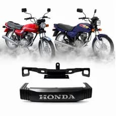 SUPORTE FRONTAL + EMBLEMA FRONTAL HONDA CG/ TODAY/ TITAN 125/ ATÉ 99