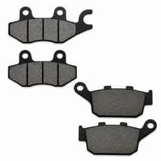 Kit Pastilha Traseira + Dianteira Cb300 2009 Á 2015 Sem ABS