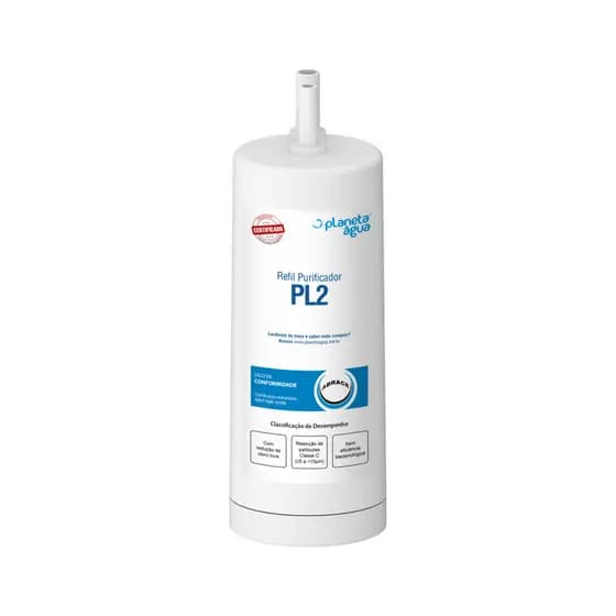 Refil Filtro Planeta Agua PL2 para Purificador Latina P655