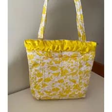 Bolsa feminina, bolsa de praia,bolsa amarela, bolsa cetin
